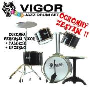 Opakowanie Ogromna perkusja vigor big 4 bębnowa + stołek
