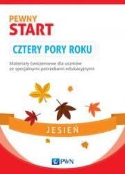 Pewny start Cztery pory roku Jesień Materiały ćwiczeniowe dla uczniów ze specjalnymi potrzebami edukacyjnymi. Autor: praca zbiorowa. Dadada.pl Okładka książki Pewny start Cztery pory roku Jesień Materiały ćwiczeniowe dla uczniów ze specjalnymi potrzebami edukacyjnymi