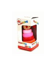 Opakowanie Piramida drewniana Clown różowy