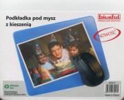 Opakowanie Podkładka pod mysz z kieszenią biała