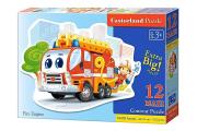 Opakowanie Puzzle 12 maxi Fire Engine CASTOR