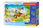 Opakowanie Puzzle 20 maxi - Afrykańskie zwierzęta CASTOR