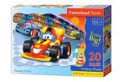 Opakowanie Puzzle 20 maxi Racing action CASTOR