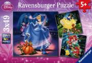 Opakowanie Puzzle Disney Księżniczki 3x49