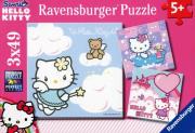Opakowanie Puzzle Hello Kitty 3x49