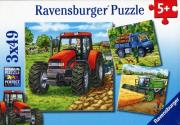 Opakowanie Puzzle Maszyny na farmie 3x49