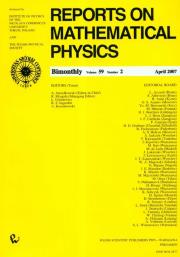 Opakowanie Reports on Mathematical Physics 59/2