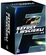 Okładka książki Szybcy i wściekli 1-7 DVD BOX