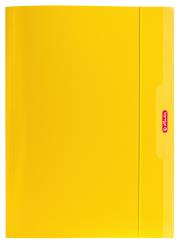 Okładka książki Teczka A4 z gumką żółta