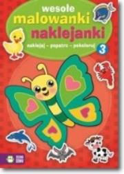 Okładka książki Wesołe Malowanki Naklejanki 3