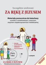 Za rękę z Jezusem. Materiały pomocnicze WAM. Autor: Alberska Małgorzata, ks. Janusz Mółka SJ (red.). Dadada.pl Okładka książki Za rękę z Jezusem. Materiały pomocnicze WAM
