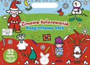 Okładka książki Zimowe kolorowanie. Bazgrołkowy blok