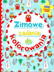 Okładka książki Zimowe zadania do kolorowania