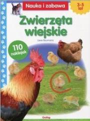 Zwierzęta wiejskie Nauka i zabawa 3-5 lat. Autor: Boumans Lieve. Dadada.pl Okładka książki Zwierzęta wiejskie Nauka i zabawa 3-5 lat