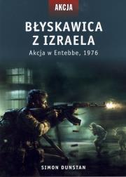 Błyskawica z Izraela. Autor: Dunstan Simon. Dadada.pl Okładka książki Błyskawica z Izraela