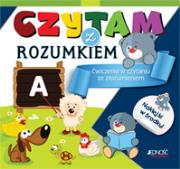 Czytam z Rozumkiem. Ćwiczenia w czytaniu ze zrozumieniem. Autor: Dorota Skwark. Dadada.pl Okładka książki Czytam z Rozumkiem. Ćwiczenia w czytaniu ze zrozumieniem