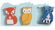 Drewniane puzzle Georges. Wydawca: Djeco. Dadada.pl Opakowanie Drewniane puzzle Georges