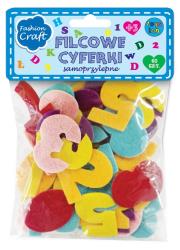 Opakowanie Filcowe naklejki cyferki (60 szt)