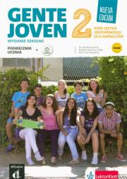 Gente Joven 2 GIM Podręcznik +CD. Język hiszpański Nowe wyda. Autor: Encina Alonso Arija, Martinez Salles Matilde. Dadada.pl Okładka książki Gente Joven 2 GIM Podręcznik +CD. Język hiszpański Nowe wyda