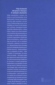 Jak pisać o muzyce O wolnym słuchaniu. Autor: Szałasek Filip. Dadada.pl Okładka książki Jak pisać o muzyce O wolnym słuchaniu