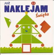 Okładka książki Już naklejam 3-4 lata Święta