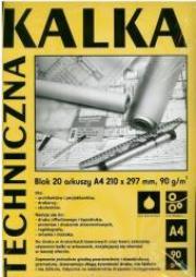 Opakowanie Kalka techniczna A4/20K 90g (10szt)