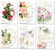 Opakowanie Karnet B6 Okoliczn. Wycinany Ślub (10sz) MIX