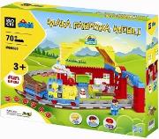 Okładka książki Klocki blocki MUBI Mała fabryka mebli 70 elementów