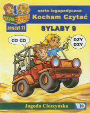 Okładka książki Kocham czytać zeszyt 11. Sylaby 9
