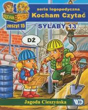 Okładka książki Kocham czytać zeszyt 15. Sylaby 13