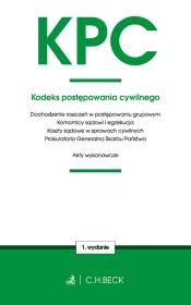 Okładka książki Kodeks postępowania cywilnego oraz ustawy towarzyszące