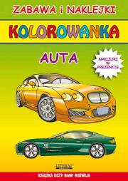 Kolorowanka Auta. Autor: Tonder Krzysztof. Dadada.pl Okładka książki Kolorowanka Auta
