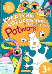 Kolorowanka Potworki. Autor: praca zbiorowa. Dadada.pl Okładka książki Kolorowanka Potworki