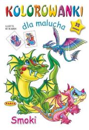 Okładka książki Kolorowanki dla malucha Smoki