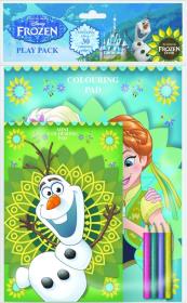 Opakowanie Kolorowanki z kredkami. Frozen Fever