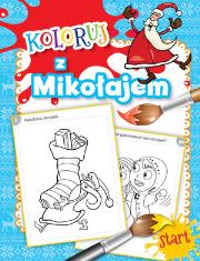 Okładka książki Koloruj z Mikołajem