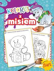 Okładka książki Koloruj z misiem