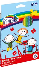 Opakowanie Kredki Super Soft 18 kolorów