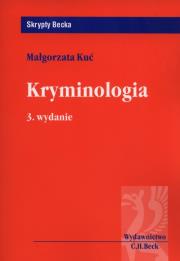Kryminologia. Autor: Kuć Małgorzata. Dadada.pl Okładka książki Kryminologia