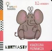 Okładka książki Książeczka poznawcza 12 M+ Kontrasty