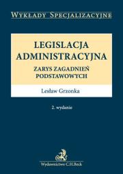 Okładka książki Legislacja administracyjna