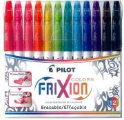 Markery Frixion Colors 12 kolorów PILOT. Wydawca: Euro Pilot. Dadada.pl Opakowanie Markery Frixion Colors 12 kolorów PILOT
