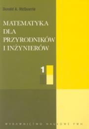 Okładka książki Matematyka dla przyrodników i inżynierów. Tom 1