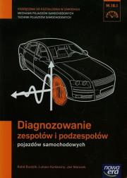 Mechanik Samochodowy PG Diagnozowanie zespołów. Autor: Rafał Burdzik, Konieczny Łukasz, Jan Warczek. Dadada.pl Okładka książki Mechanik Samochodowy PG Diagnozowanie zespołów