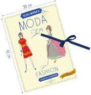 Moda teczka inspiracji. Autor: Kowalkowska Weronika. Dadada.pl Okładka książki Moda teczka inspiracji