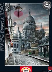 Montmartre Puzzle 1000 elementów. Wydawca: Educa Borras. Dadada.pl Opakowanie Montmartre Puzzle 1000 elementów