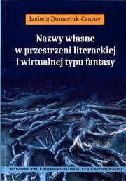 Okładka książki Nazwy własne w przestrzeni literackiej...