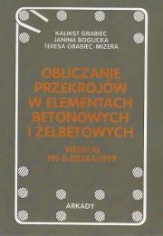Okładka książki Obliczanie przekrojów w elem.beton. i żelbetowych