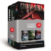 Pakiet Kobiece kryminały III. Na spokojnych wodach; Niewidzialny strażnik; Pod ziemią w Villlette. Autor: Viveca Sten, Redondo Dolores, Ingrid Hedstrom. Dadada.pl Okładka książki Pakiet Kobiece kryminały III. Na spokojnych wodach; Niewidzialny strażnik; Pod ziemią w Villlette
