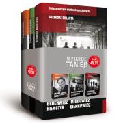 Pakiet Literatura faktu. Czterech; Korespondenci.pl; Zawód: szpieg. Autor: Reszka Paweł,  Majewski Michał, Grzegorz Chlasta, Kowalska Dorota, Rogacin Wojciech. Dadada.pl Okładka książki Pakiet Literatura faktu. Czterech; Korespondenci.pl; Zawód: szpieg